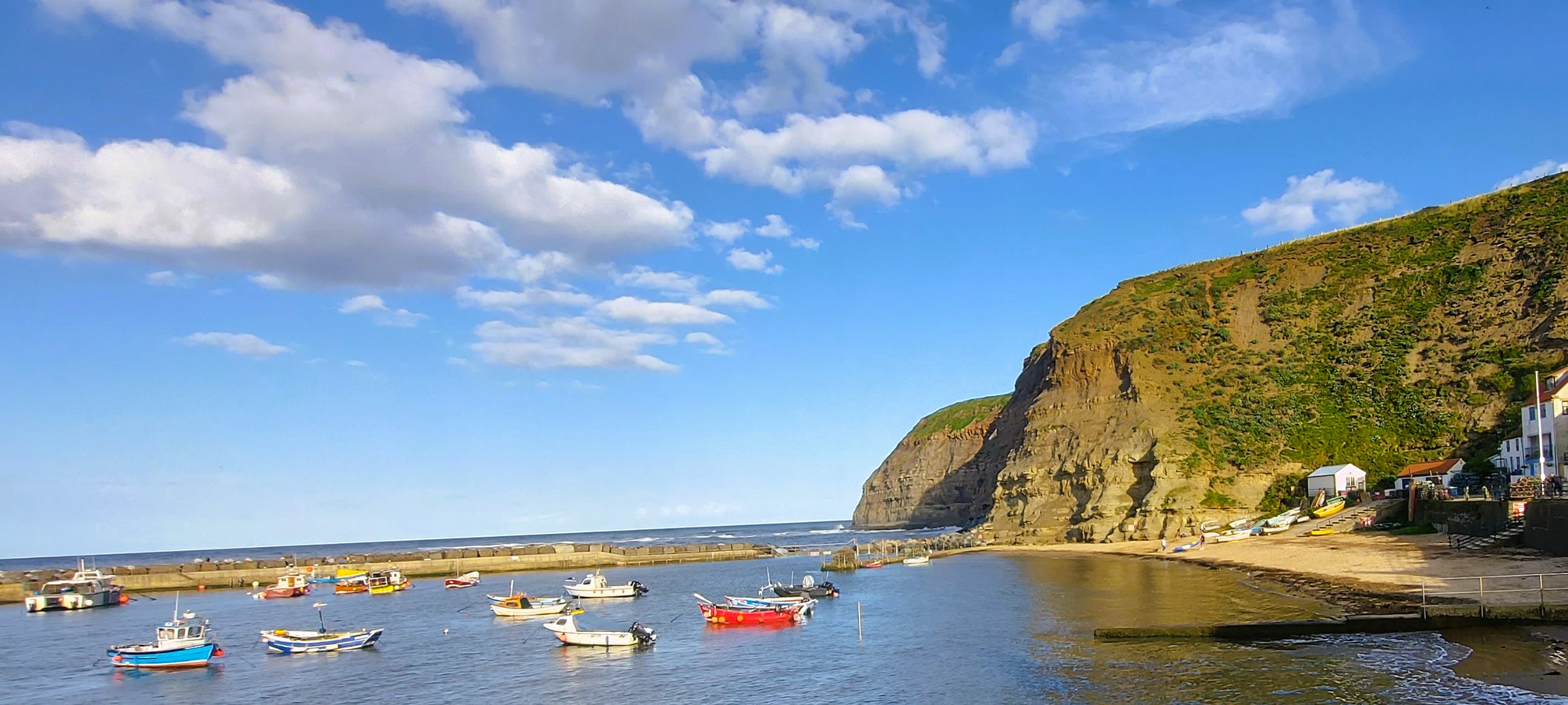 Staithes beach