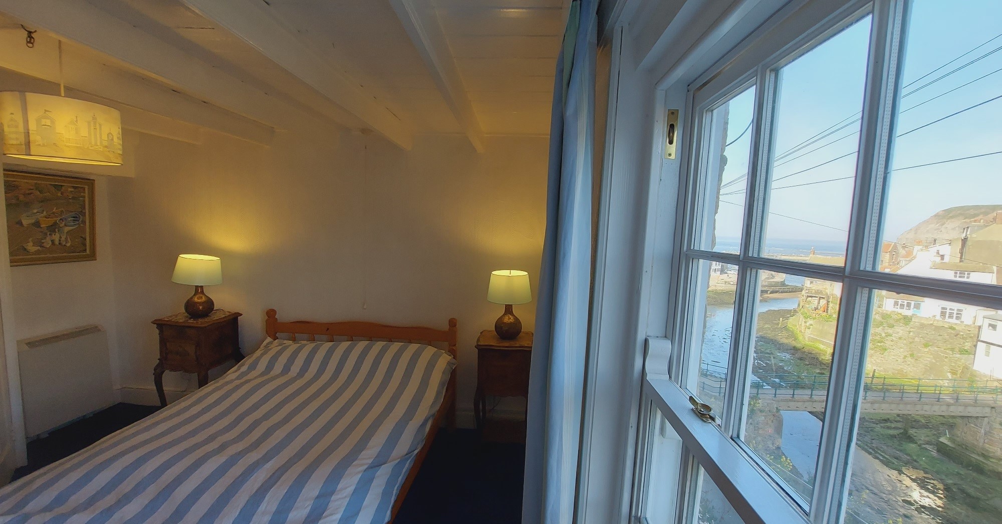 Bedroom view of Staithes Beck